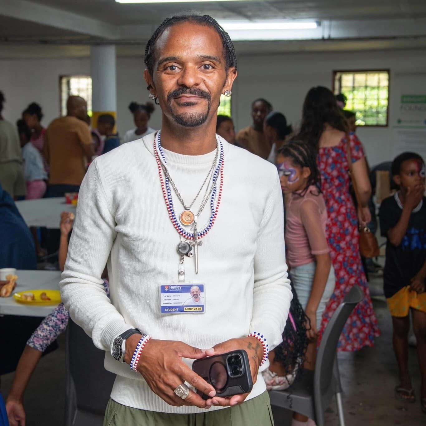 Welcome Witbooi mentoring young leaders through BrightSpark Foundation SA, rebuilding trust and hope in vulnerable communities.